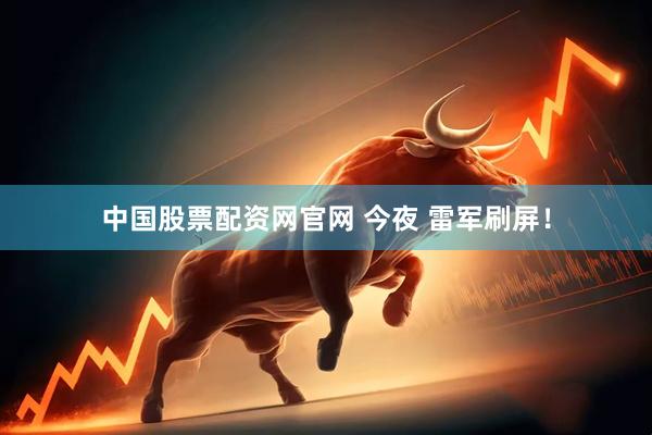 中国股票配资网官网 今夜 雷军刷屏！